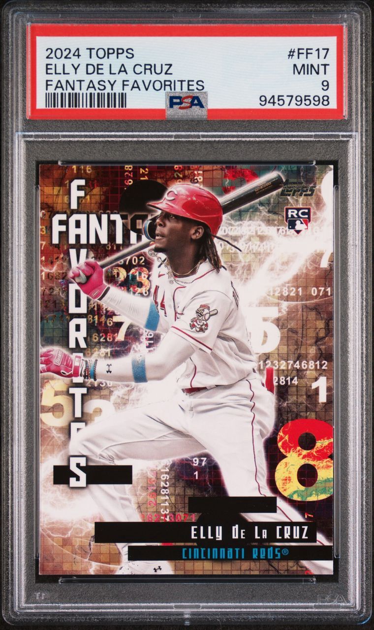 2024 Topps #FF17 Elly De La Cruz Fantasy Favorites PSA 9