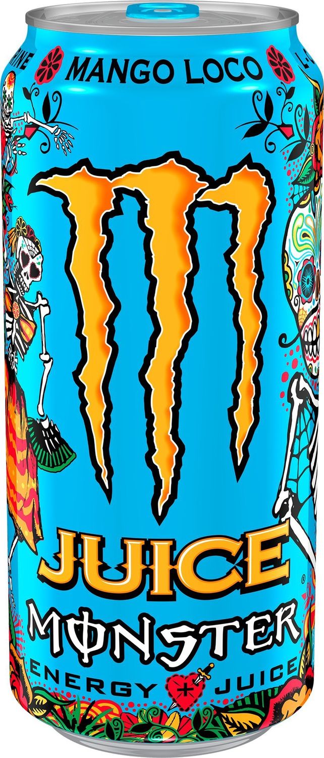 Monster Energy Juice 16oz, Flavor: Mango Loco