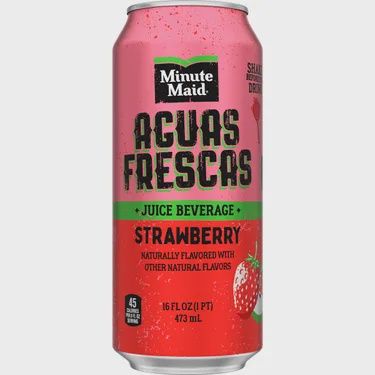 Minute Maid Aguas Frescas 16oz, Flavor: Strawberry