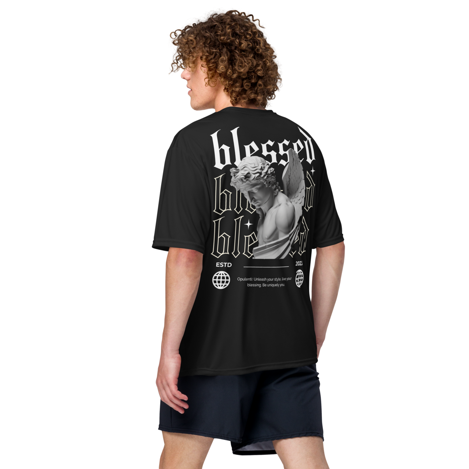 Blessed Trifold Statue Tee