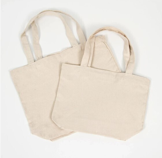 Natural Cotton Reusable Bags