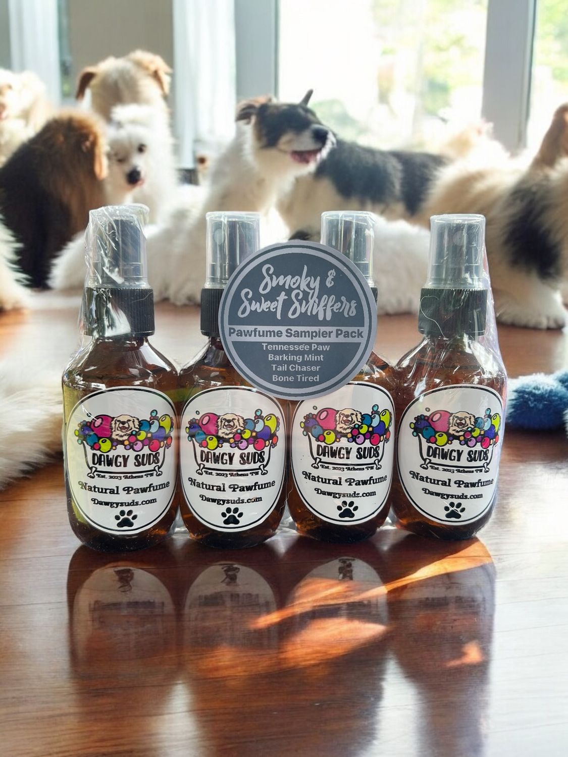 Smoky & Sweet Sniffer Pawfume Sampler pack