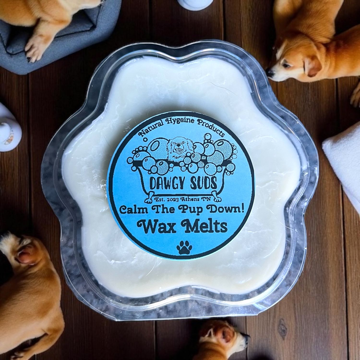 Calm The Pup Down Wax Melts 3oz large paw