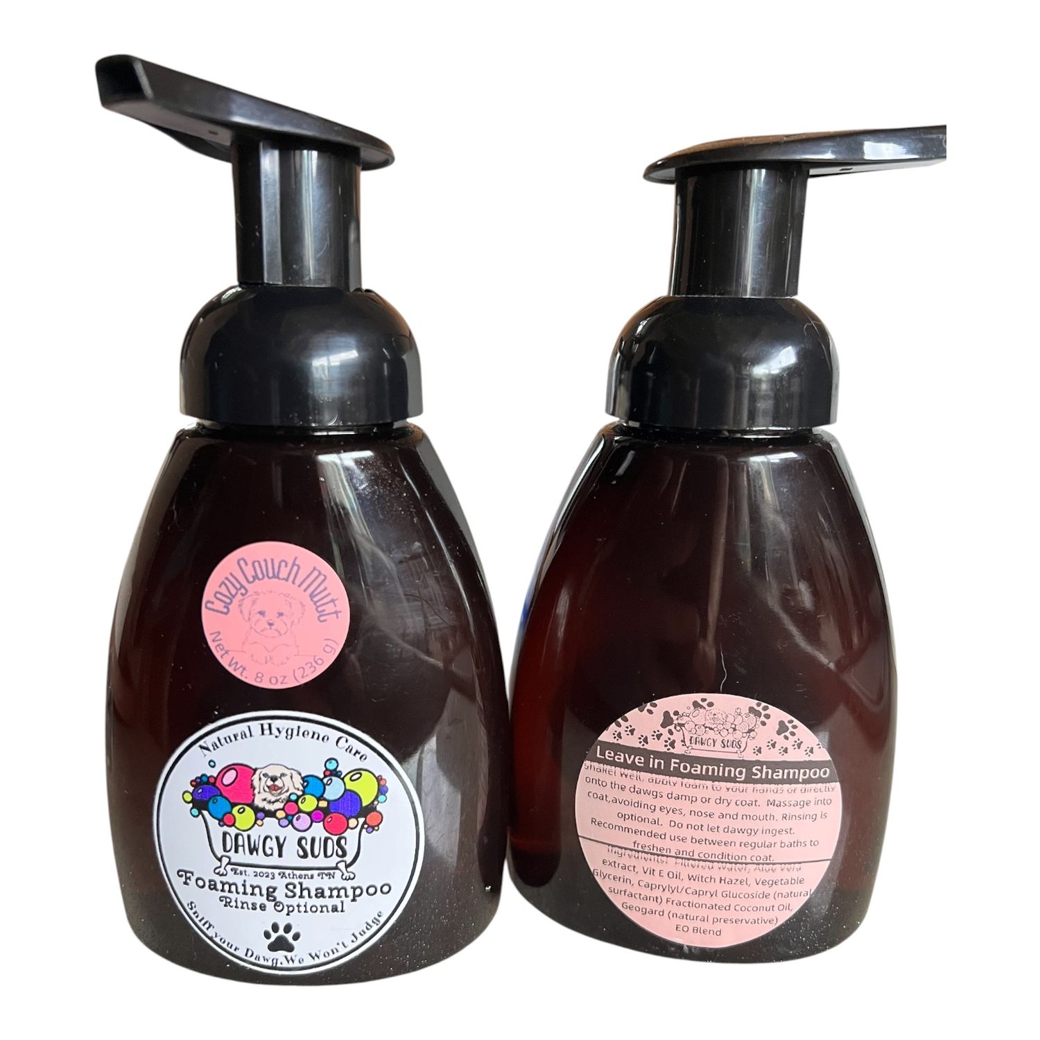 Natural Leave In Foaming Shampoo 8oz Natural Leave In Foaming Shampoo 8oz