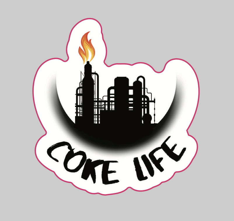 Coke Life Hard Hat Sticker