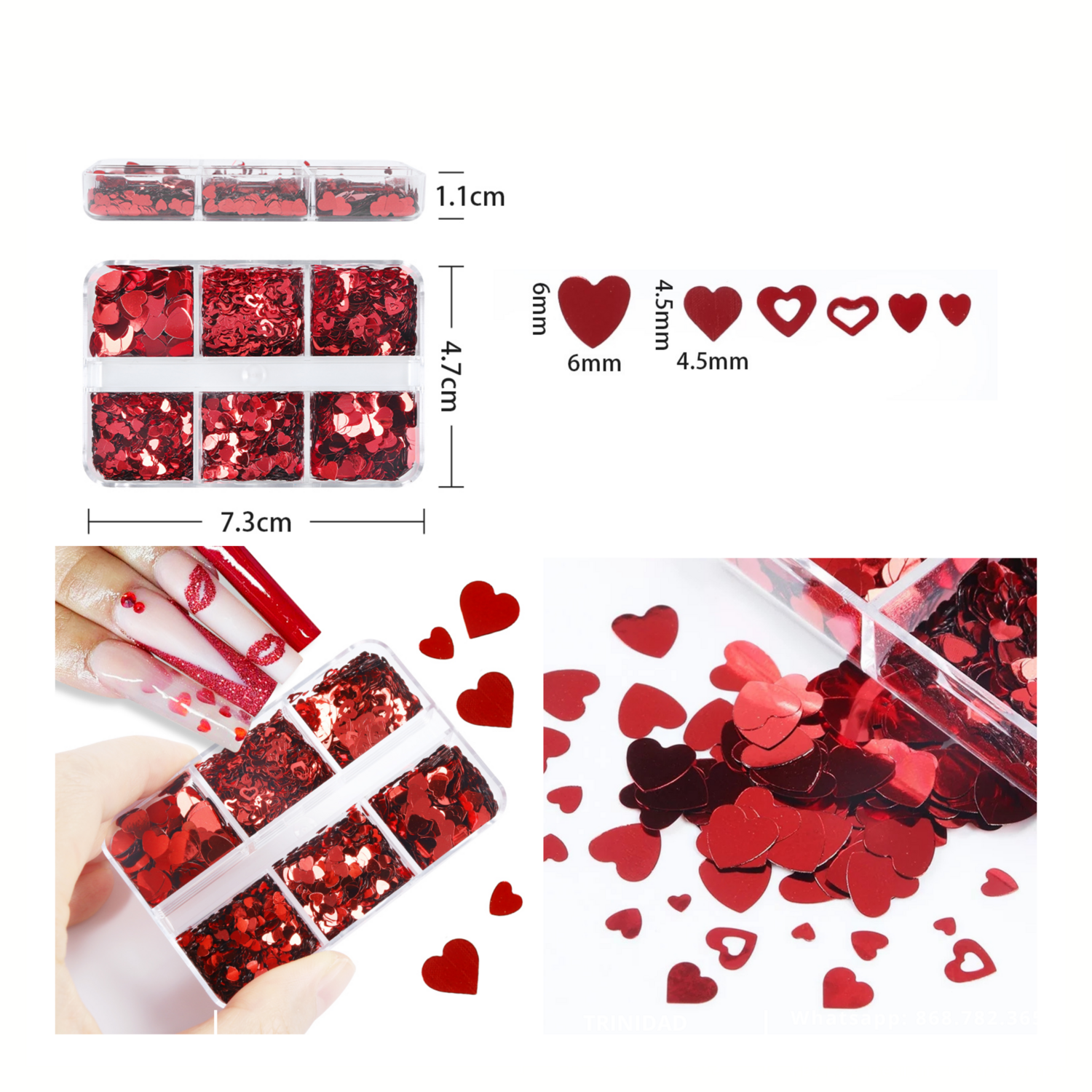 Hearts Glitter
