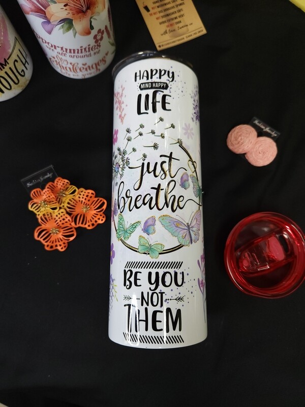 Just Breathe- Tumbler