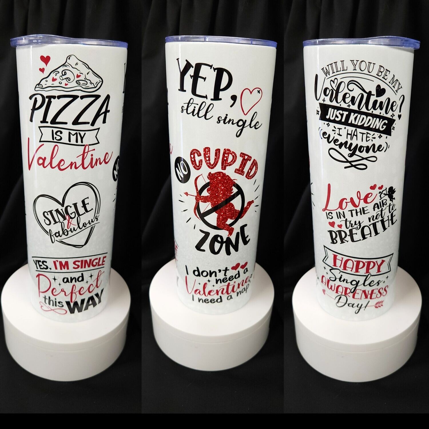 No Cupid Zone- Tumbler