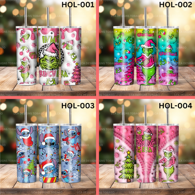 Christmas Themed Tumblers