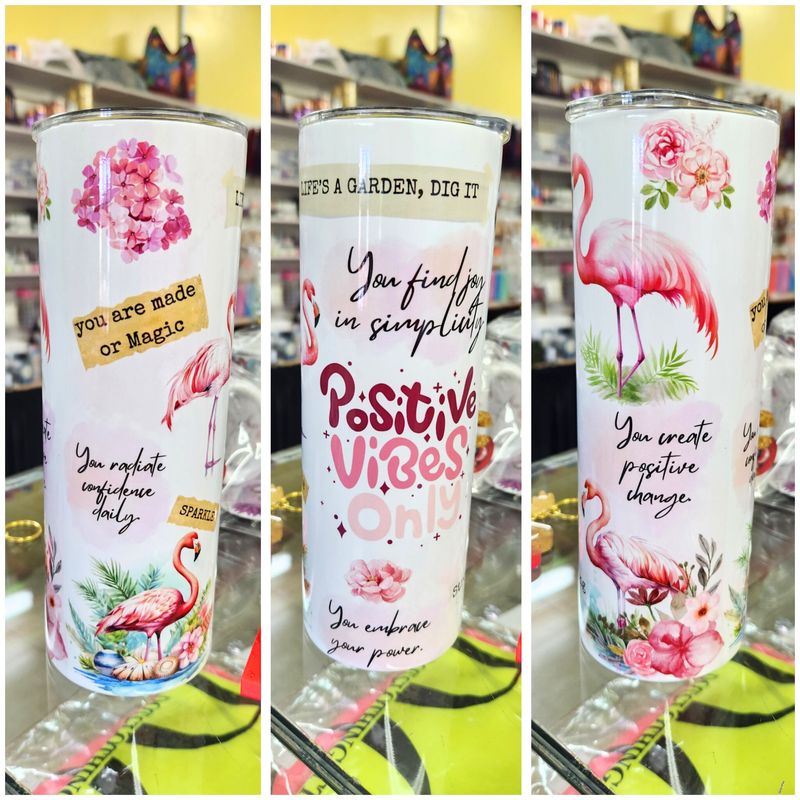 Positive Vibes Only- Tumbler