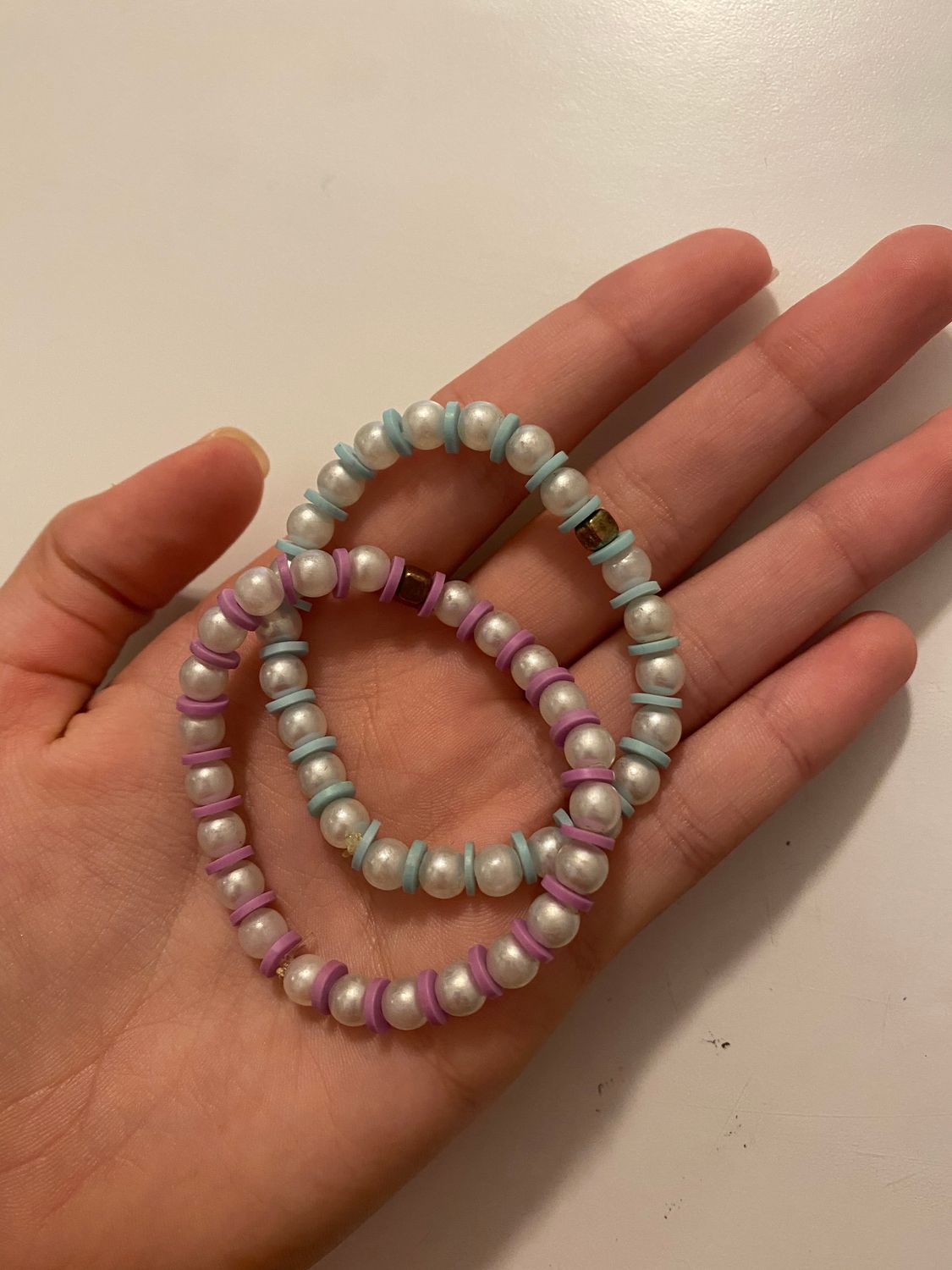 Pastel Clouds waterproof bracelets pack of 2