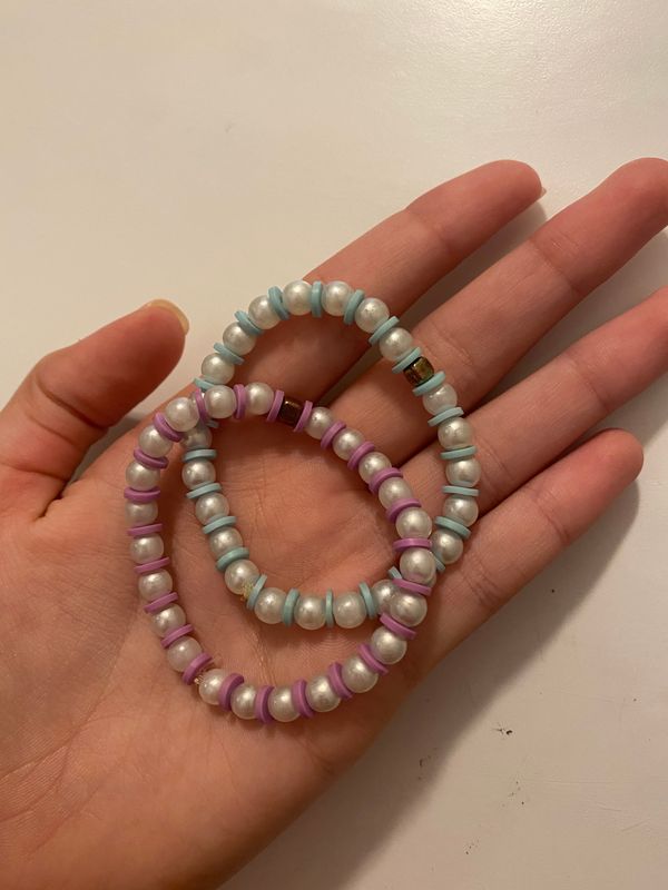 Pastel Clouds waterproof bracelets pack of 2