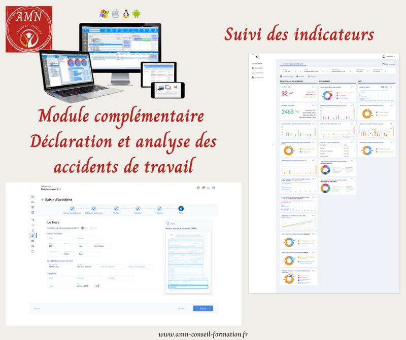 Module complémentaire de déclaration des accidents du travail (AT)