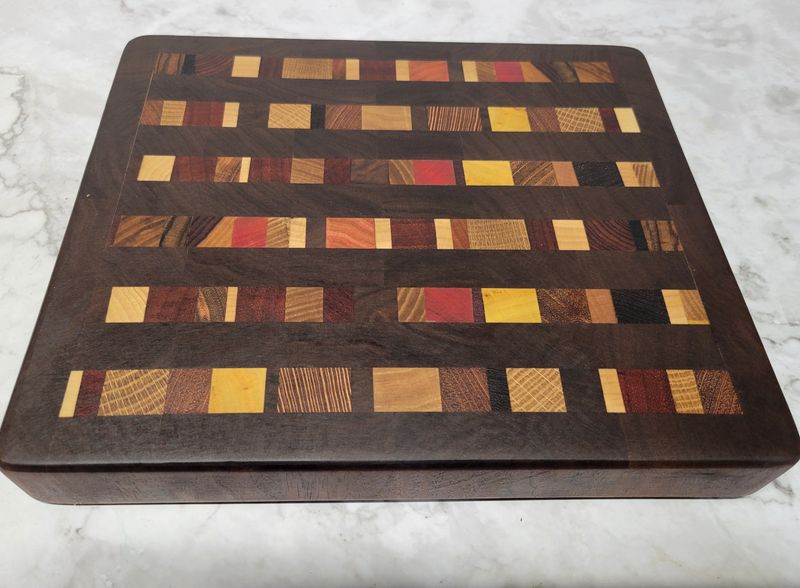 Board No. 1901 - End Grain Cutting Board