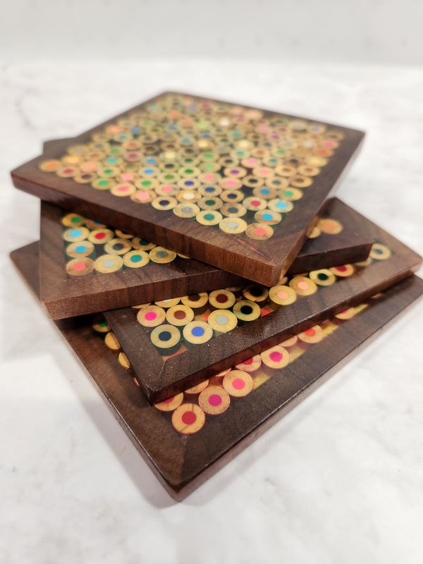 Item No. 1950: Crayola Coasters (4)