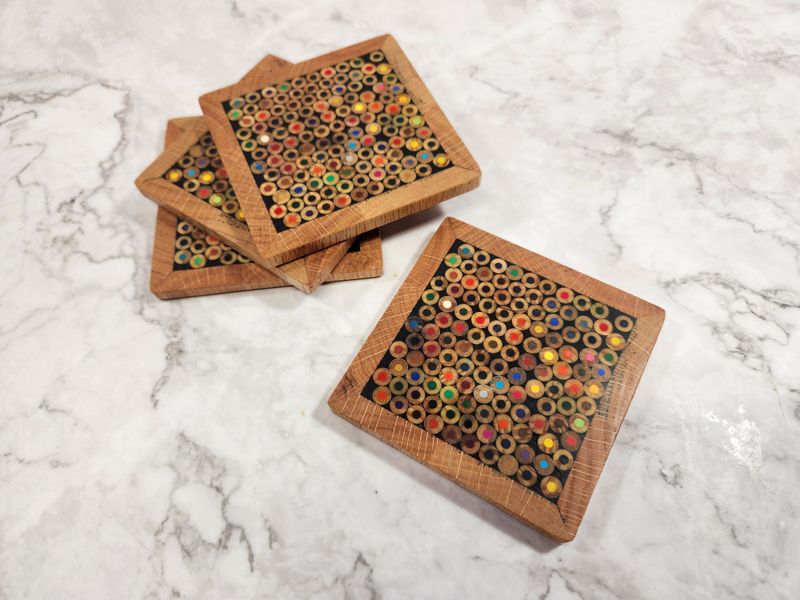 Item No. 1955: Crayola Coasters (4)