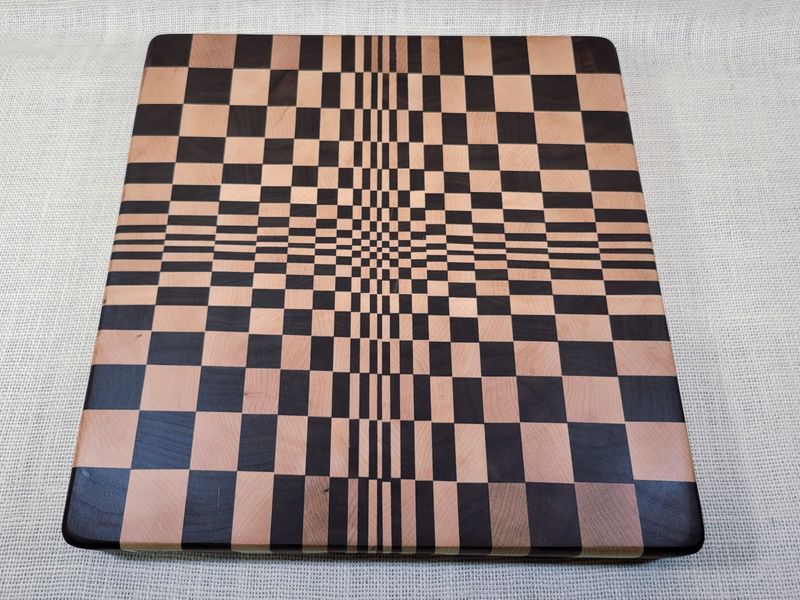 Board No. 2010 - End Grain Cutting Board &quot;Vertigo&quot;