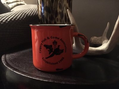 2 pack of CFGA Orange Coffee Mugs