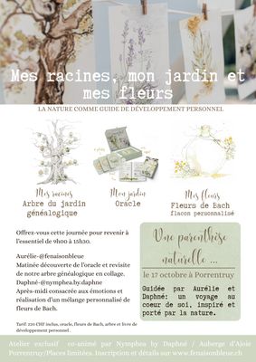 Mes racines, mon jardin et mes fleurs