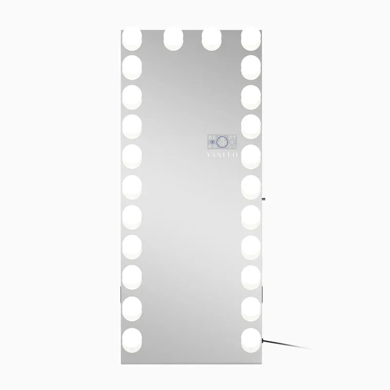 VANITII Marilyn Hollywood Vanity Mirror - Full Length Wall Mountable Vanity Mirror with 24 Dimmable LED Bulbs