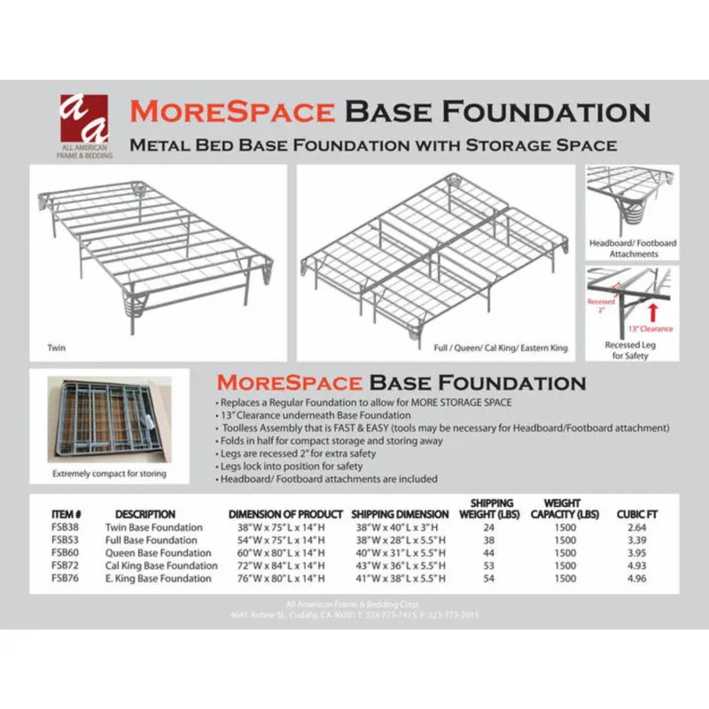 More Space Base Foundation