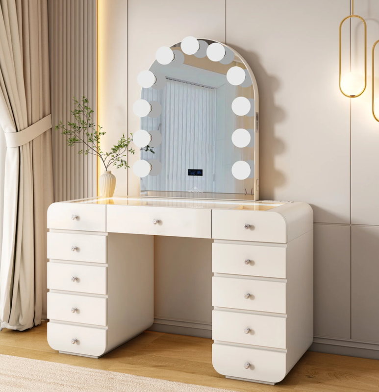 Impressions Hollywood Glow Arch Vanity Mirror