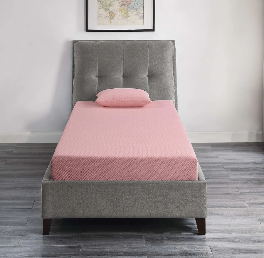 7" Mattress and Pillow Set, Gel-Infused Memory Foam, Firm 7" Mattress and Pillow Set, Gel-Infused Memory Foam, Firm