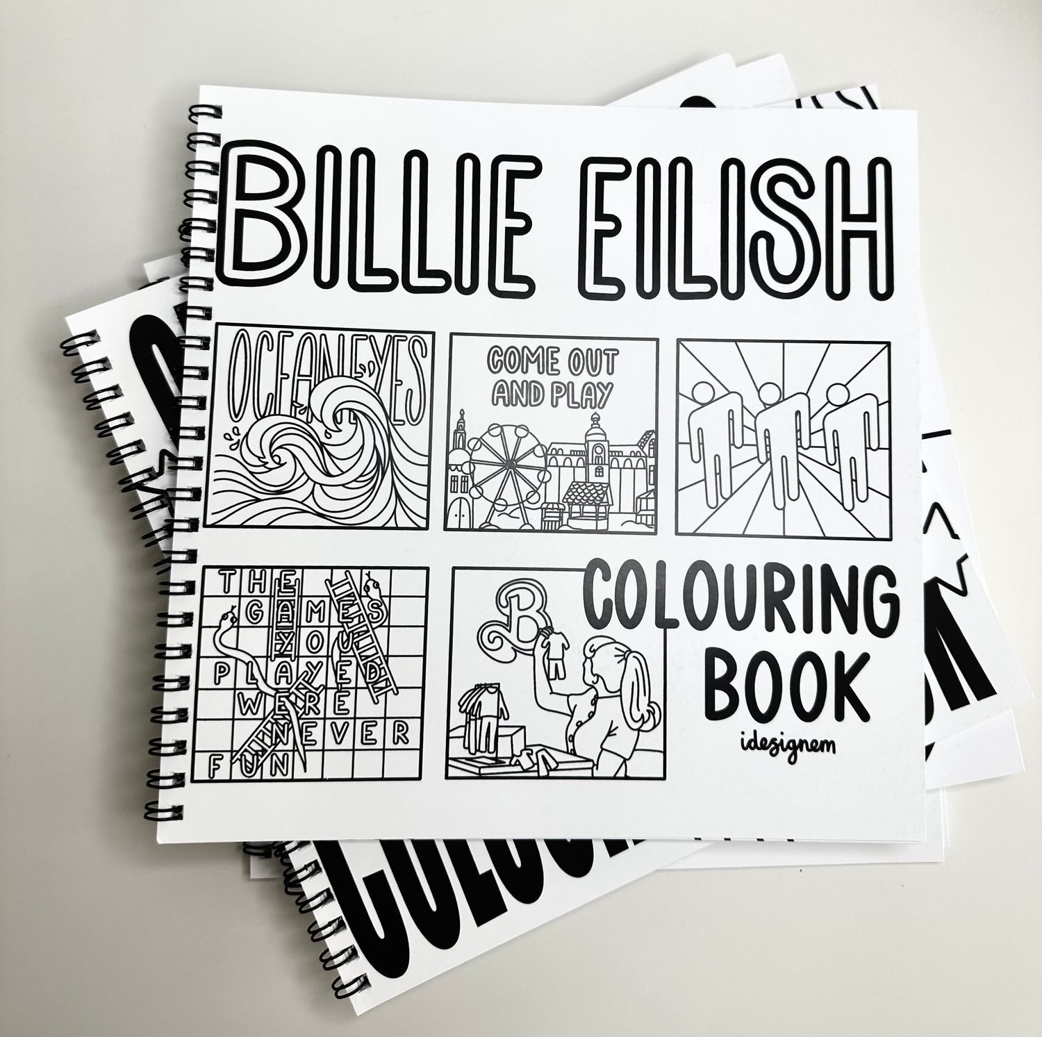 Billie Eilish Colouring Book