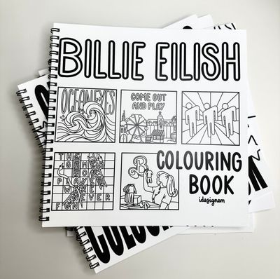 Billie Eilish Colouring Book