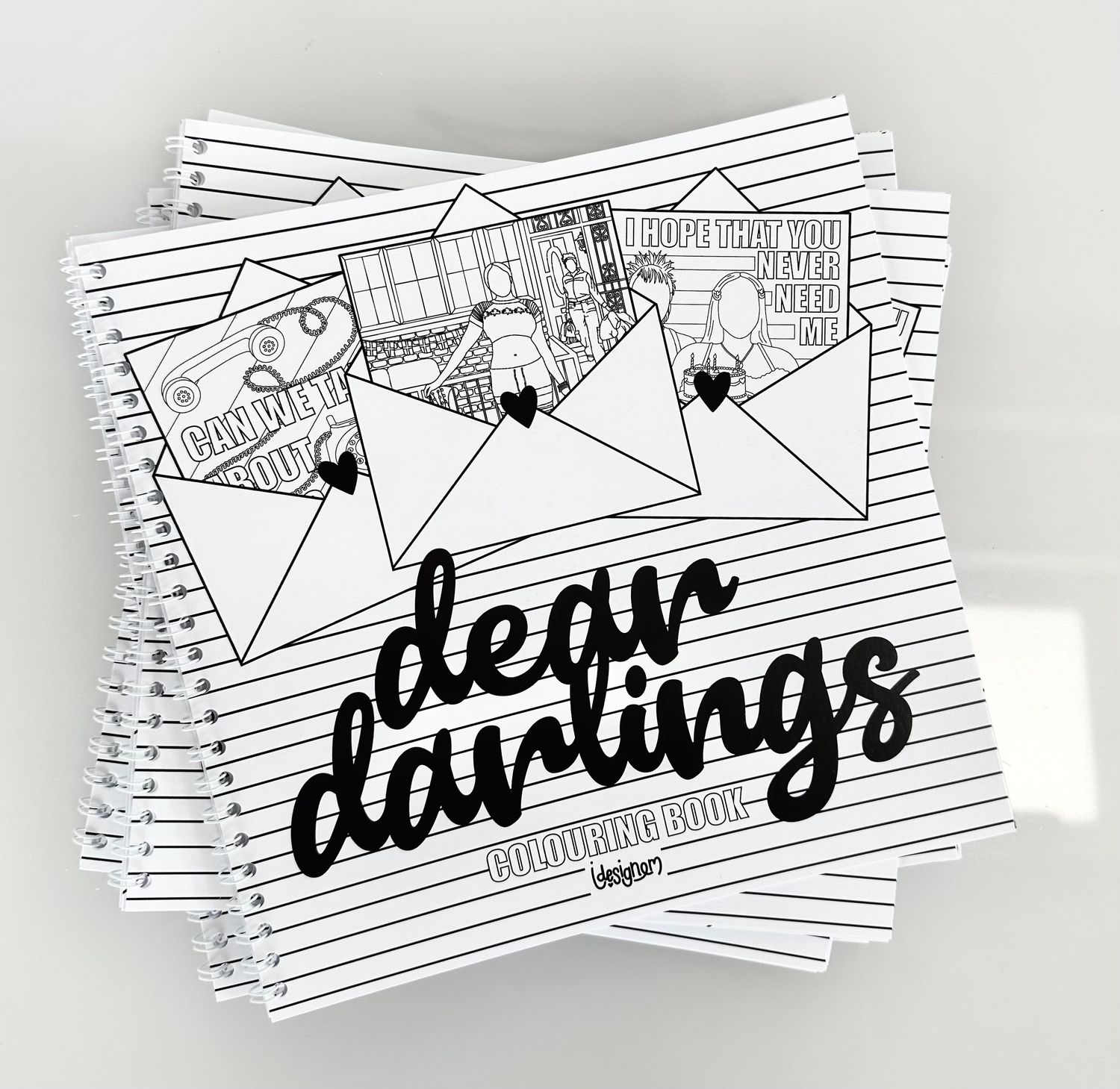 Dear Darlings- Rachel Chinouriri Colouring Book
