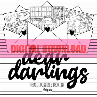 Rachel Chinouriri Colouring Book digital download (EU, IRL and USA only)