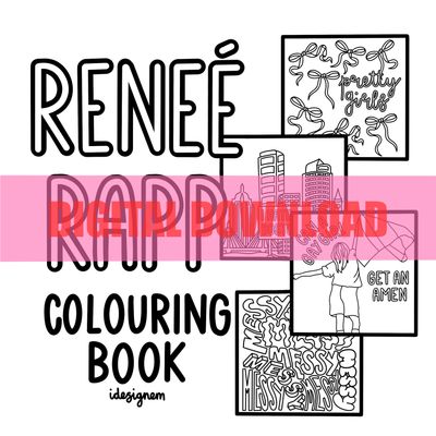 Reneé Rapp Colouring Book digital download (EU, IRL and USA only)
