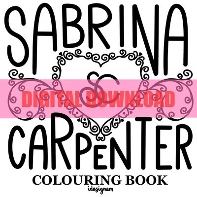 Sabrina Carpenter Colouring Book digital download (EU, IRL and USA only)