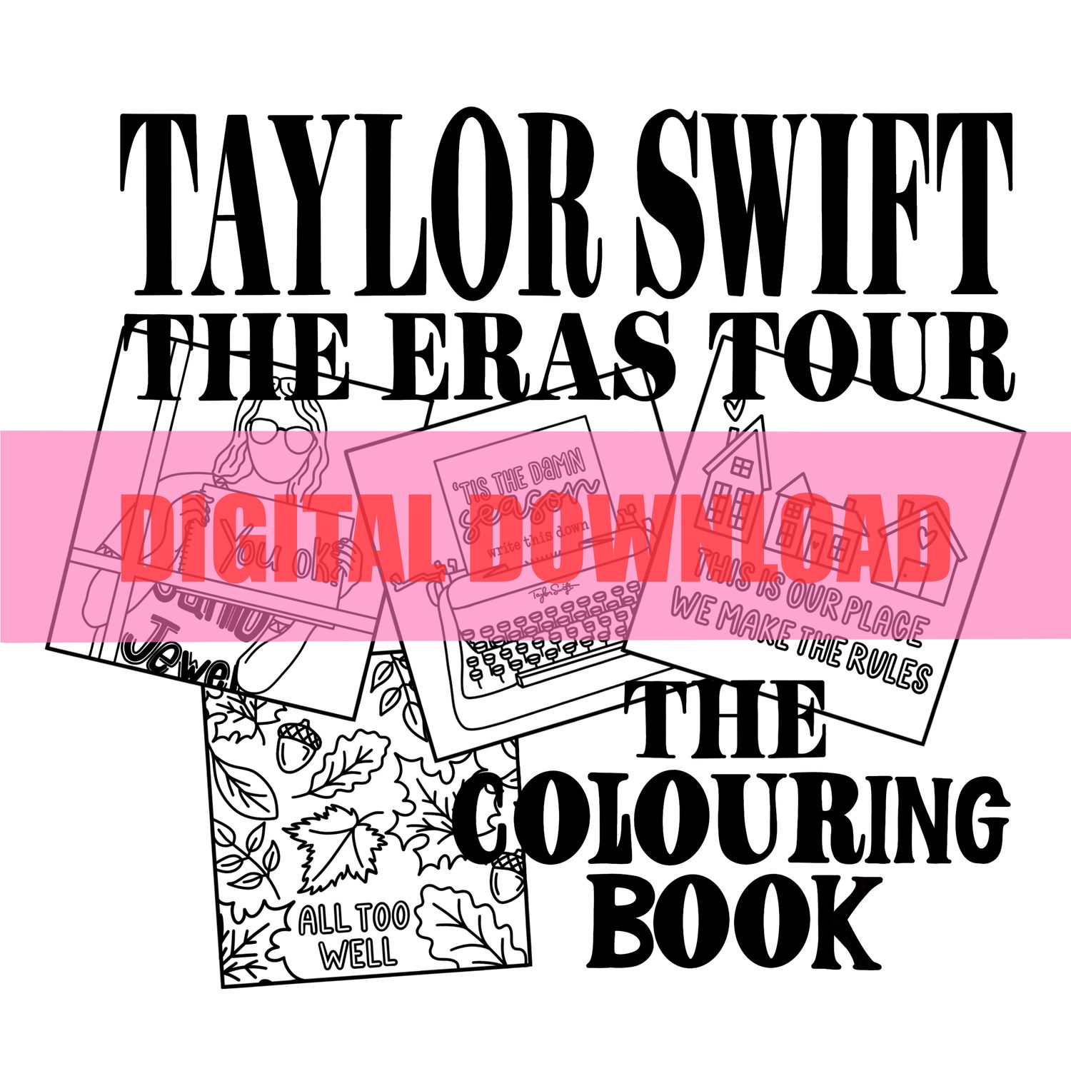 Taylor Swift Colouring Book digital download (EU, IRL and USA only)