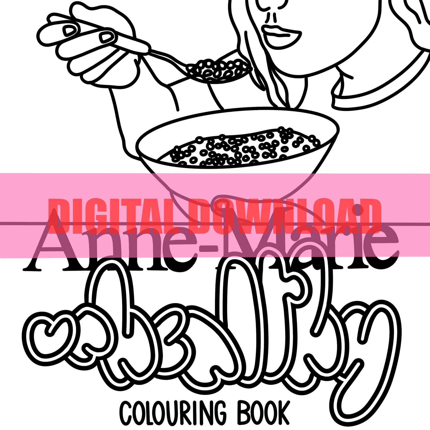Anne-Marie Colouring Book digital download (EU, IRL and USA only)