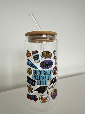 Gilmore Girls Glass can (20oz)