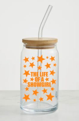 The life of a Showgirl Glass can (20oz)