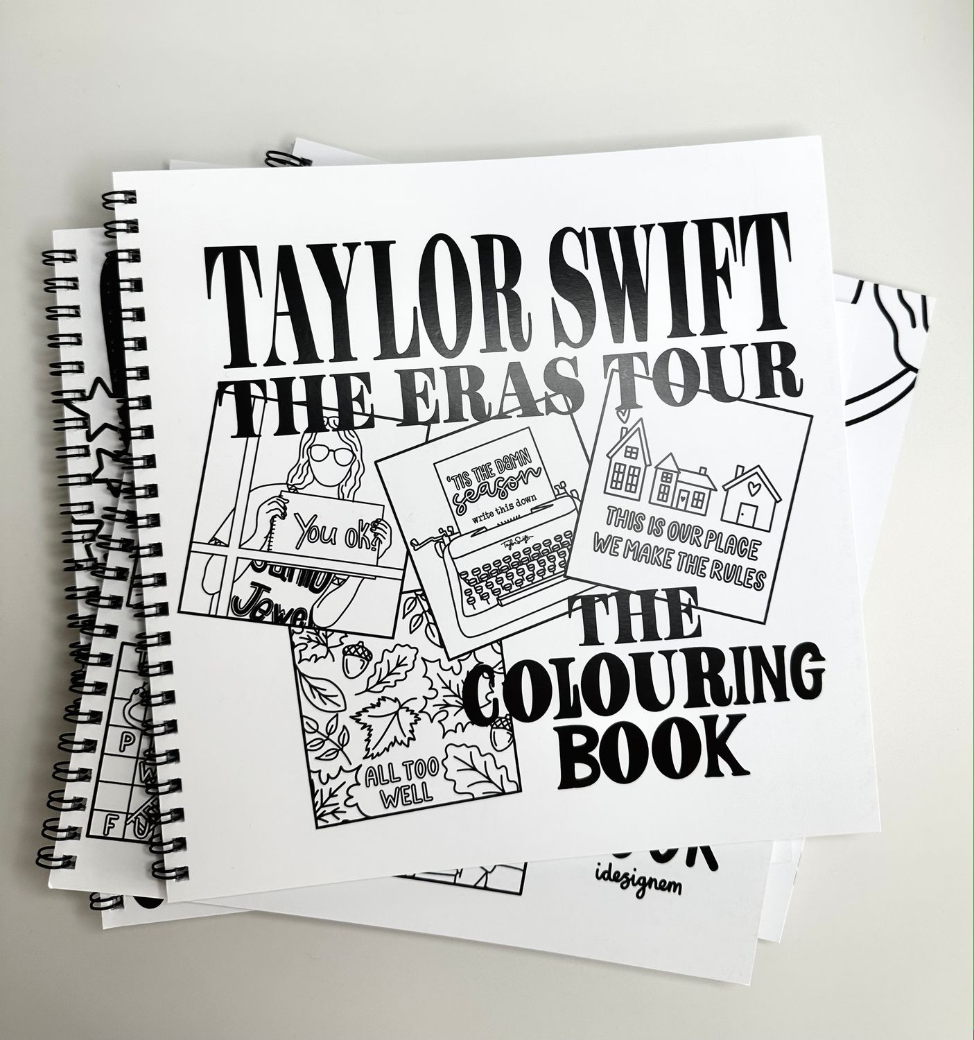 Taylor Swift: The Eras Tour Colouring Book (double sided)
