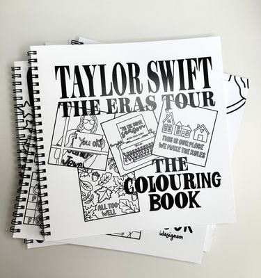 Taylor Swift: The Eras Tour Colouring Book (double sided)