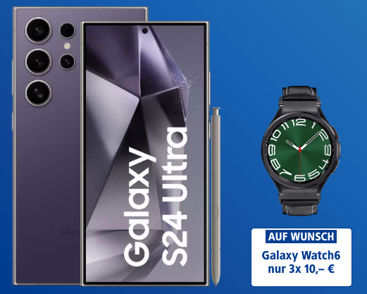 Samsung Galaxy S24 Ultra inkl. Watch 6 Samsung Galaxy S24 Ultra inkl. Watch 6