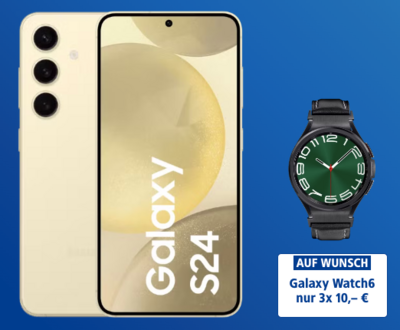Samsung Galaxy S24 inkl. Watch 6 Samsung Galaxy S 24 inklusive Samsung Watch