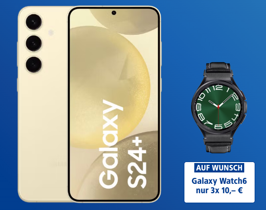 Samsung Galaxy S24+ inkl. Watch 6 Samsung Galaxy S24+ inkl. Watch 6
