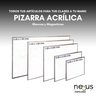PIZARRA ACRÍLICA