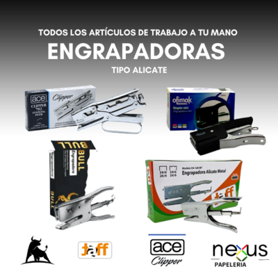 Engrapadoras modelo alicate