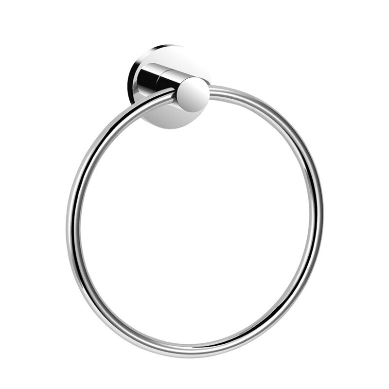 Hudson Towel Ring Chrome
