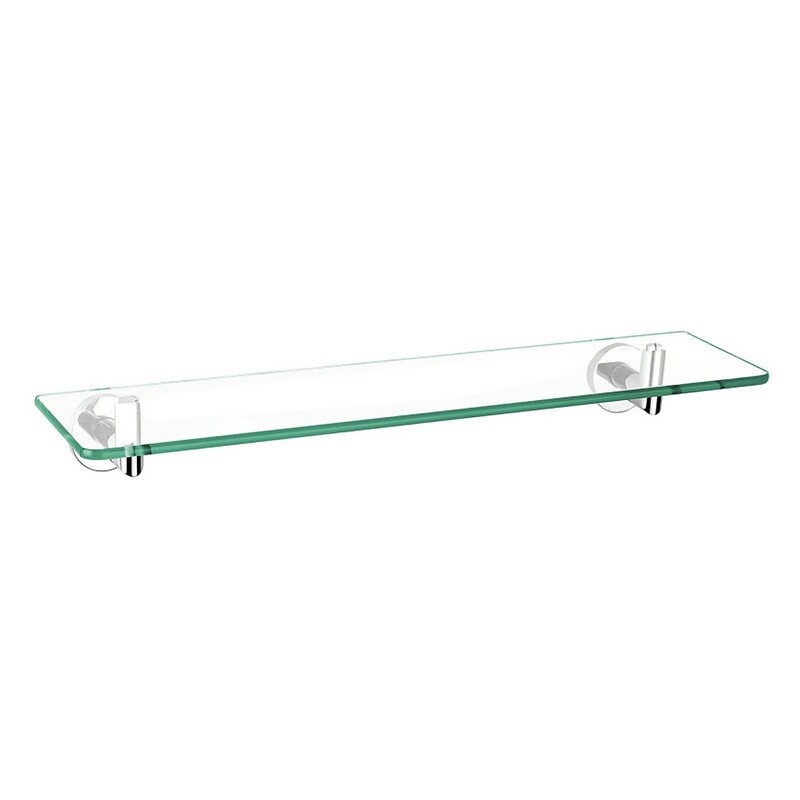 Hudson Glass Shelf Chrome