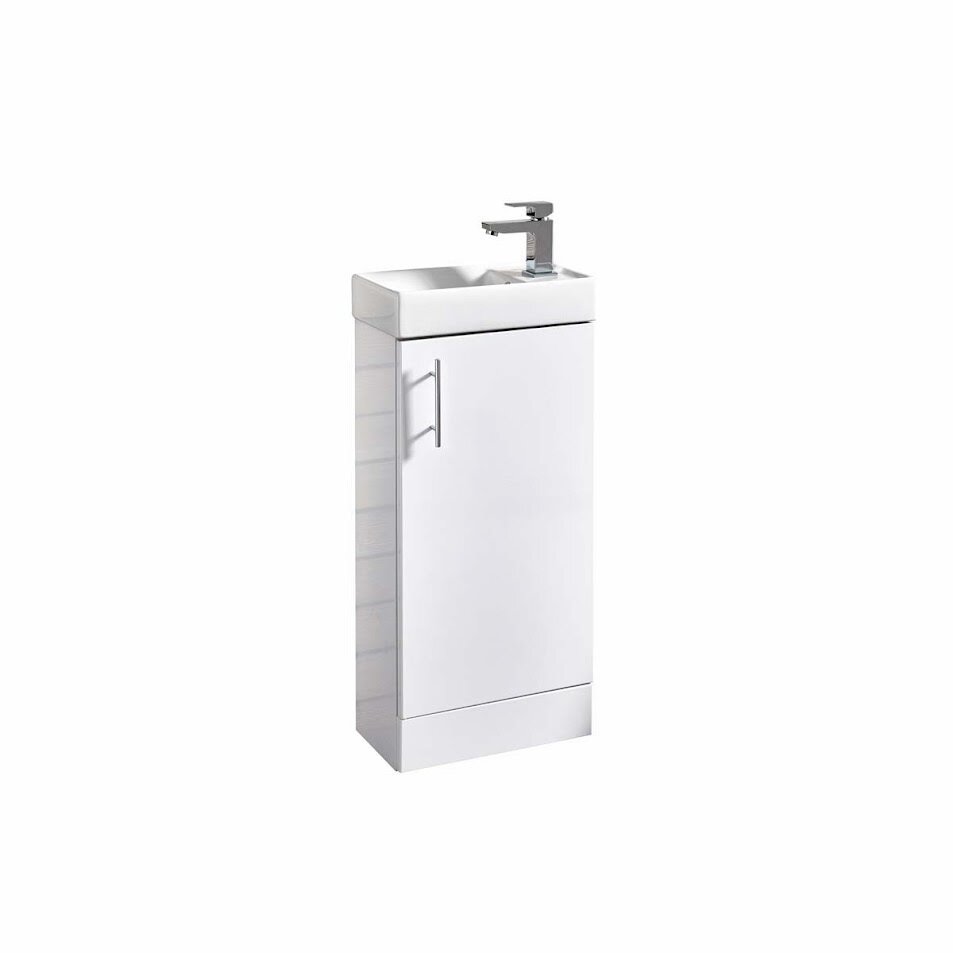 Waterguard Cloakroom Cabinet Gloss White