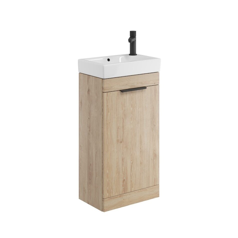 Esme 450 Cloakroom Unit Davos Oak (incl basin)