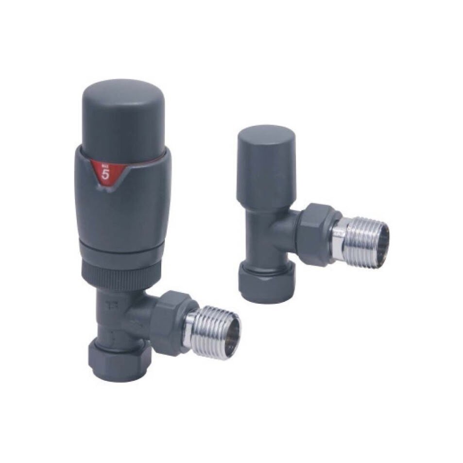 Designer Twin Pack TRV, Anthracite Angled