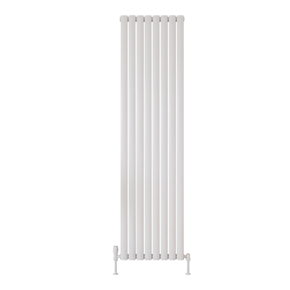 Blossom Vertical Single White Designer Radiator 531 x 1800